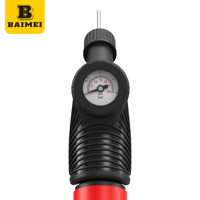 BAIMEI TWO-17B Pompe à main portable mini pour gonflage de ballons de football, en matériau PP durable et écologique, étanche
