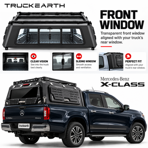 หลังคาอลูมิเนียมอัลลอยสำหรับรถกระบะ Mercedes-Benz X-Class พร้อมระบบล็อค สำหรับเก็บอุปกรณ์ออฟโรด - Product Image 1