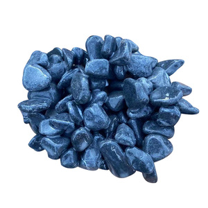 Support de personnalisation Pierre de galet dégringolée gris foncé/Roches de galets pour allées ou patios de gravier Pierres d'aménagement paysager - Product Image 6