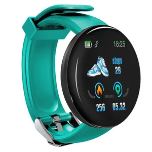 Neuankömmlinge Uhren armband D18 Smart Armband Sport Schritt zähler Fitness Tracker Armbanduhr Blutdruck D18 Smart Armband