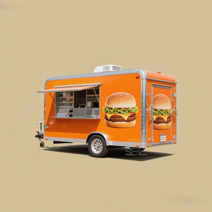 Remorques de restauration rapide entièrement équipées : Bar à café, jus, limonade, chariot à donuts, camion à glaces, cuisine mobile - Product Image 1