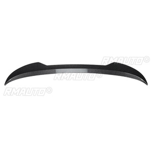 Aileron arrière noir brillant compatible avec Volkswagen Golf 8 MK8 GTI R GTD 2020 2021 2022 2023, garniture de spoiler de toit arrière de voiture - Product Image 2