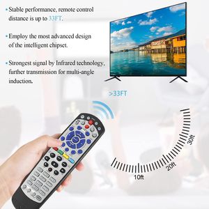 Sử Dụng Cho Món Ăn 20.1 Điều Khiển Từ Xa Làm Việc Cho Món Ăn Mạng 20.1-Mới Thay Thế Ir Từ Xa Sử Dụng Cho Thu Vệ Tinh Tv1 DVD Aux - Product Image 3