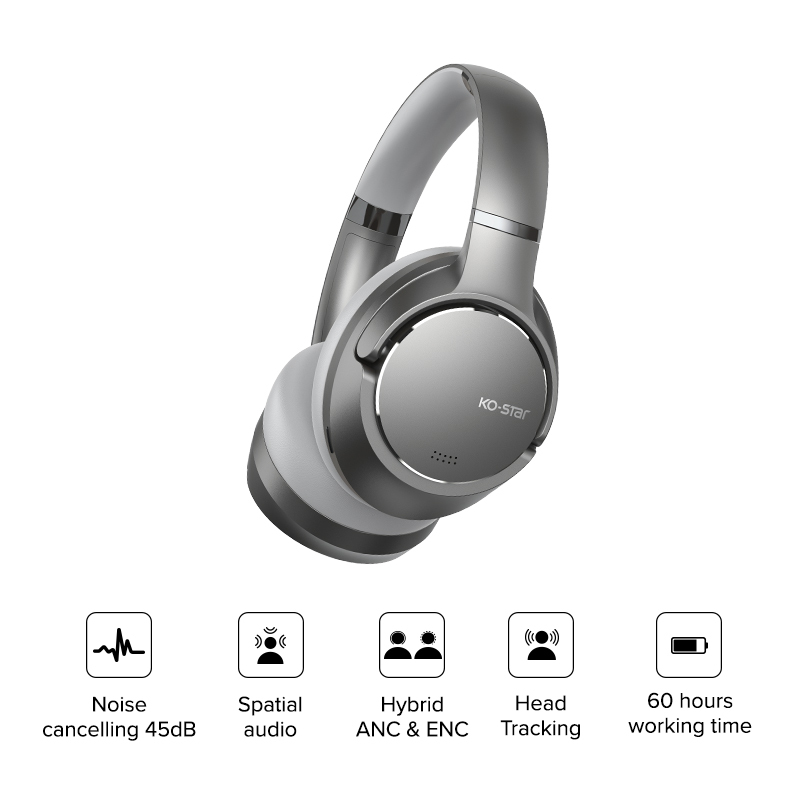 Over the Ear bluetooth Headphones Headband