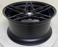 Nuevas llantas de aleación de aluminio forjado 6061 T6 Geruida Hyper Black Mesh Design, prensadas a 12000T, con certificación TUV JWL VIA S4-00119, personalizadas de 18-24 pulgadas.