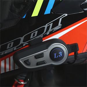 1000mAh Voiture L3 casco intercomunicador auriculares inalámbricos motocicleta intercomunicador inalámbrico auriculares con micrófono extraíble - Product Image 2