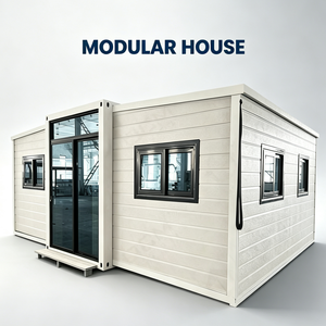 Maisons modulaires 20 pieds, cabane préfabriquée avec véranda, maison-conteneur moderne pour villa, usage extérieur, mini-maison avec véranda, étanche et ignifuge. - Product Image 1