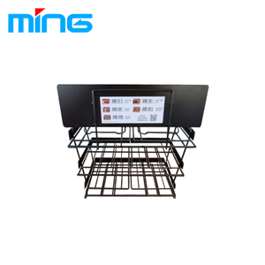 High Quality Galvanized Metal <b>Wire</b> Supermarket Display <b>Rack</b> with Quick Installation Customizable Size & Solid <b>Shelves</b> - Product Image 1