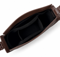 Sac à langer personnalisé en cuir PU multi-compartiments, sac de poussette réglable, sac de poussette durable, poches pour couches pour les sorties quotidiennes