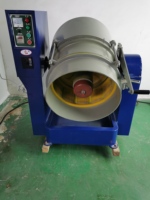 Machine de polissage centrifuge à disque LYH 50L grande capacité avec moteur, engrenages et roulements, vitesse rapide pour le débavurage des métaux