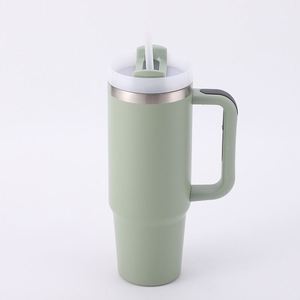 Gobelet isotherme à double paroi pour voiture H2.0 avec poignée, 40 oz, couvercle, paille, antidérapant, ODM, OEM, marque personnalisée - Product Image 6