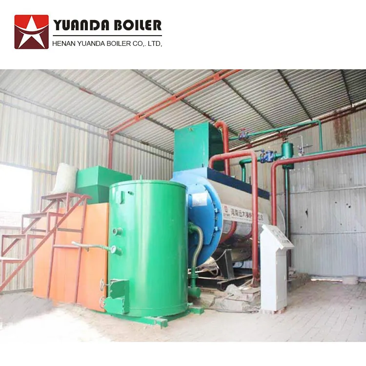 Serbuk Gergaji/Debu Kayu Pelet Uap Boiler/Generator/Kompor dengan Burner Combustiom Tipe