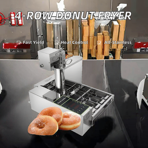 Điện <span class=keywords><strong>Mini</strong></span> <span class=keywords><strong>Donut</strong></span> Maker máy thép không gỉ Doughnut Fryer với hiển thị kỹ thuật số 220V Điều kiện Mới để làm bánh rán bột - Product Image 3