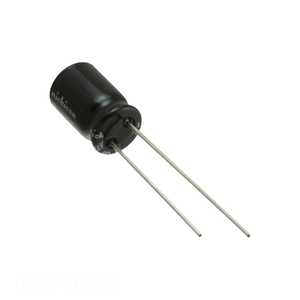 ตัวเก็บประจุแบบมีรู4.7 uF ตัวเก็บประจุ4.7 uF 20% ตัวเก็บประจุแบบเรเดียล - Product Image 1