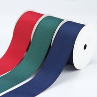 Ruban décoratif en polyester et coton, 100 yards, 4 cm, double face, lisse, 1 1/2 38 mm, ruban satiné pour fleurs, emballage cadeau