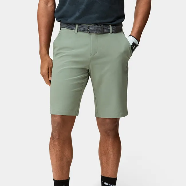 90% polyester % 10% spandex özelleştirmek erkekler golf şort hafif spor şort