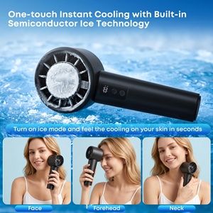 Factory Custom logo <b>Mini</b> Handheld Turbo Electric Cooling <b>Fan</b> Rechargeable Portable <b>Usb</b> air Cooler <b>Fan</b> - Product Image 2