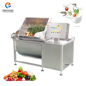 Machine de lavage de crevettes, viande, fruits et légumes avec réservoir d'eau inclinable et bulles d'ozone, fournie directement par l'usine - Product Image 1