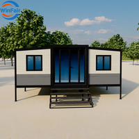 Maisons mobiles modulaires WinFair China, maisons préfabriquées modernes sur roues pour studio à domicile / espace créatif / ferme rurale