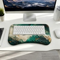 Repose-poignets ergonomique en silicone avec base antidérapante, confortable, multi-motifs et couleurs, pour clavier de bureau et jeux