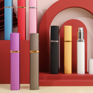 12ml vuông nhôm chai nước hoa chống trượt sọc kết cấu oxy hóa điều trị bơm phun nhựa niêm phong kem đánh răng - Product Image 6