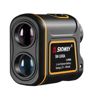 SNDWAY Golf telemetro Laser digitale misuratore di distanza telescopio da caccia Trena Mini telemetro Laser misura 1000M SW-1000A