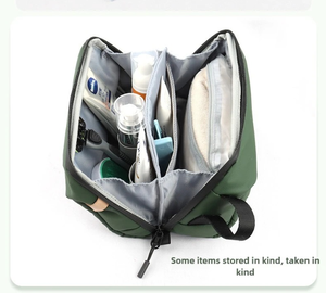Bolsa de Lavado con Separación para Artículos Secos y Húmedos para Viajes de Negocios, Bolsa de Almacenamiento de Gran Capacidad, Bolsa de Maquillaje Impermeable, Organizador de Baño - Product Image 5