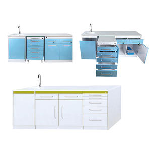 Chariot <span class=keywords><strong>mobile</strong></span> dentaire en acier inoxydable à 5 tiroirs avec roues manuelles Équipements et accessoires de thérapie orale Chariots médicaux - Product Image 4