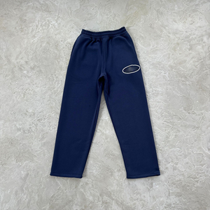 Pantalones Deportivos Casuales para Hombre, Estilo Hip-Hop Urbano Americano, Estampado de la Isla de Alcatraz, de Espuma, Corte Recto - Product Image 4