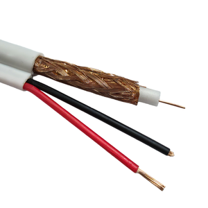 Câble <span class=keywords><strong>coaxial</strong></span> RG6, <span class=keywords><strong>cordon</strong></span> <span class=keywords><strong>coaxial</strong></span>, connecteur mâle F plaqué or, câble <span class=keywords><strong>numérique</strong></span> pour antenne TV AV avec adaptateur mâle-femelle coudé - Product Image 1
