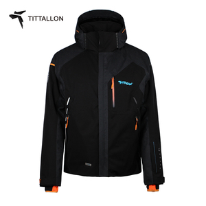 OEM ODM Waterproof Anti-UV Outdoor Jacket Tetrahedral Fabric Men's Ski &amp; Snowboard Jackets - Product Image 4