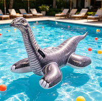 Flotteur de piscine gonflable d'été en PVC personnalisé en forme de Brontosaurus pour enfants, directement de l'usine