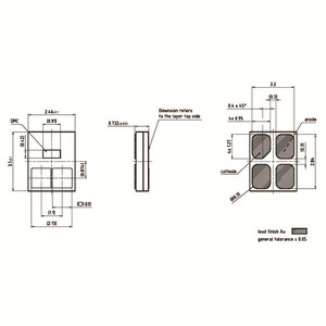 Yüksek Parlaklık Yüksek Güçlü SMD 3125 <span class=keywords><strong>6V</strong></span> 6W - 9W Beyaz LED Diyot Çip KW2 CFLNM2.TK 5500K - 7000K Otomotiv Aydınlatması için - Product Image 2