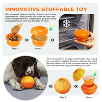 Jouet à mâcher pour chien 3D tendance, en forme de noix, résistant à l'eau, pour usage extérieur, nettoyant les dents, durable, non toxique, en plastique écologique