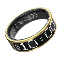 Anillo Inteligente con Pantalla Táctil, Visualización de Hora, Contador de Pasos, Múltiples Modos de Entrenamiento, Monitoreo de Oxígeno en Sangre y Salud