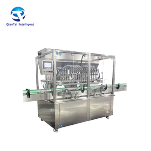 18 kafaları otomatik yüksek verimlilik plastik gıda sınıfı düz çizgi yerçekimi basıncı dolum makinesi doğal Mineral içecek için - Product Image 1