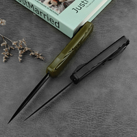 Couteau de poche tactique personnalisé avec design de crâne, lame 440C, manche ABS, couteau pliant EDC pour la survie en plein air, le camping, vente en gros