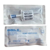 Microchip RFID ICAR de 134.2kHz para Animales, FDX-B ISO11784/11785, Transpondedor Inyectable para Identificación de Mascotas y Ganado