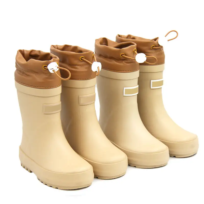 Wholesale Waterproof Rubber Walking Wellington Shoes 2023 Kids Rainboots Wellies For Kids