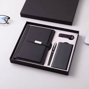 A5 Notebook Multi-function Mobile Wireless Charger Business Meeting Corporate <b>Gift</b> Box <b>Set</b> Custom logo Luxury Notebook <b>Gift</b> <b>Set</b> - Product Image 1