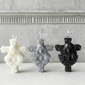 HOT SALE CROSS SHAPED SOYBEAN WAX SCENTED <strong>CANDLES</strong> For INDOOR - Product Image 2