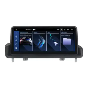 Mekede 10.25 inç 1920*720 dokunmatik ekran android 12 8 çekirdekli gps navigasyon araba radyo BMW E90 E91 E92 E93 için