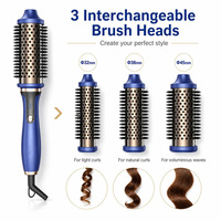Torlin Electric Nouvelle Personnalisation OEM ODM Fer à Friser et Onduleur Électrique à Double PTC à Chauffage Rapide, Têtes Interchangeables, Brosse Multi-Têtes pour Hôtels