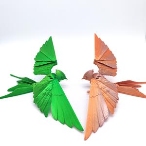 Ailes d'hirondelle imprimées en 3D, articulées, en PLA, très demandées, idéales pour figurines et jouets créatifs tendance - Product Image 4