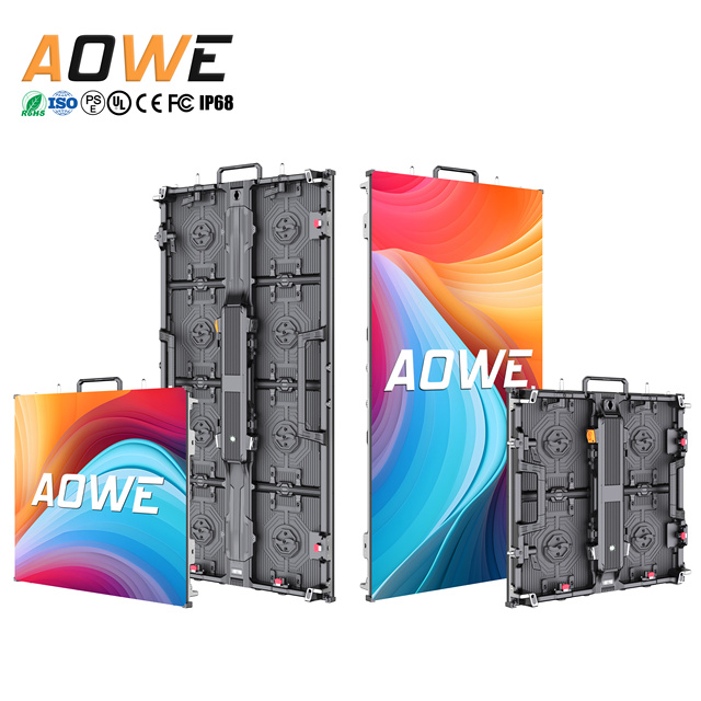 4mX3m Complete System P2.9P4P6P8 Outdoor Advertising Billboards Full Color Led Display Panel  Double-sided LED Display Screen