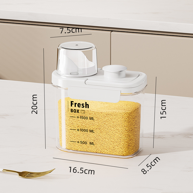 [Grado alimenticio, 0 olor] Blanco puro - 1600ml (empaque individual)