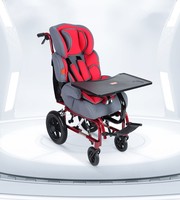 Poussette inclinable réglable 2026 pour enfants ayant des besoins spéciaux, chaise d'activités pour enfants atteints de paralysie cérébrale, fauteuil roulant manuel