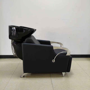 Fauteuil de lavage de luxe en cuir de haute qualité pour salon de coiffure et barbier - Vente en gros - Product Image 4