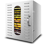 Zoete Aardappel Ei 10 12 16 20 Lade Solar Rvs Fruit Droger Vlees Droogkast Machine Industriële Vis droogoven