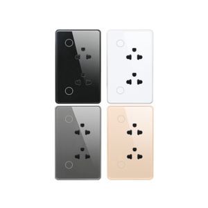 สวิตช์ติดผนังซ็อกเก็ตคู่มาตรฐาน US เข้ากันได้กับ WIFI - Product Image 1